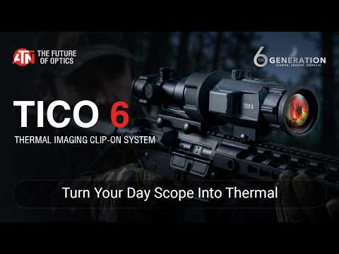 Top Thermal Clip-On for Night Hunting - Tico 6 !