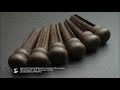 ソフト系サウンド !!【ブリッジピン】エボニー 6本セット #3001