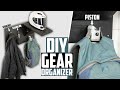 Building a Gear Organizer with Motorbike Parts