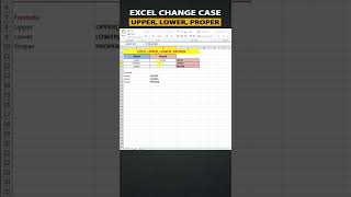 Upper, Lower, Proper function and How to use formula | Learn MS Excel Formula to change case of Text