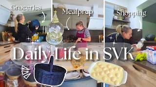Daily Life in SVK 🇸🇰 | inTHEmiddle of Shopping Trips | Simple MEALPREP | First Christmas Shopping