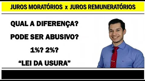 Qual a taxa de juros moratórios legais?