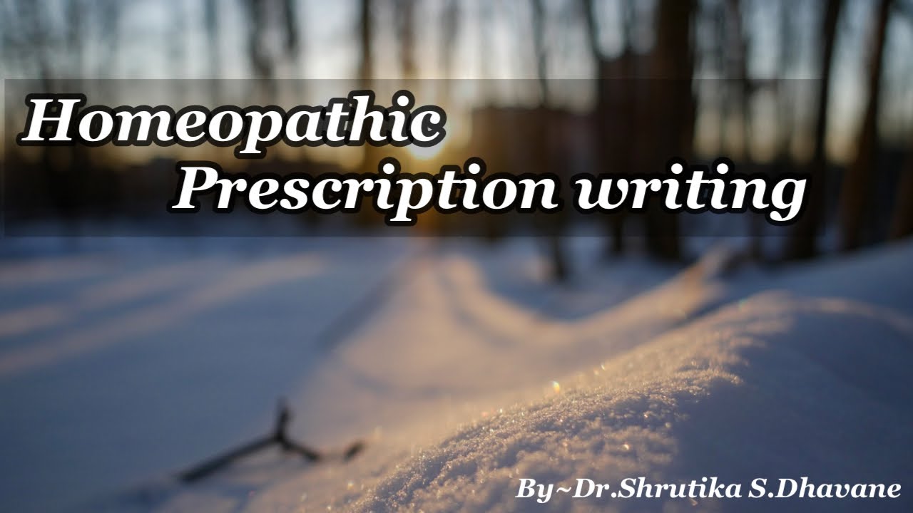 Homoeopathic Prescription- Lecture _ Handwritten Notes