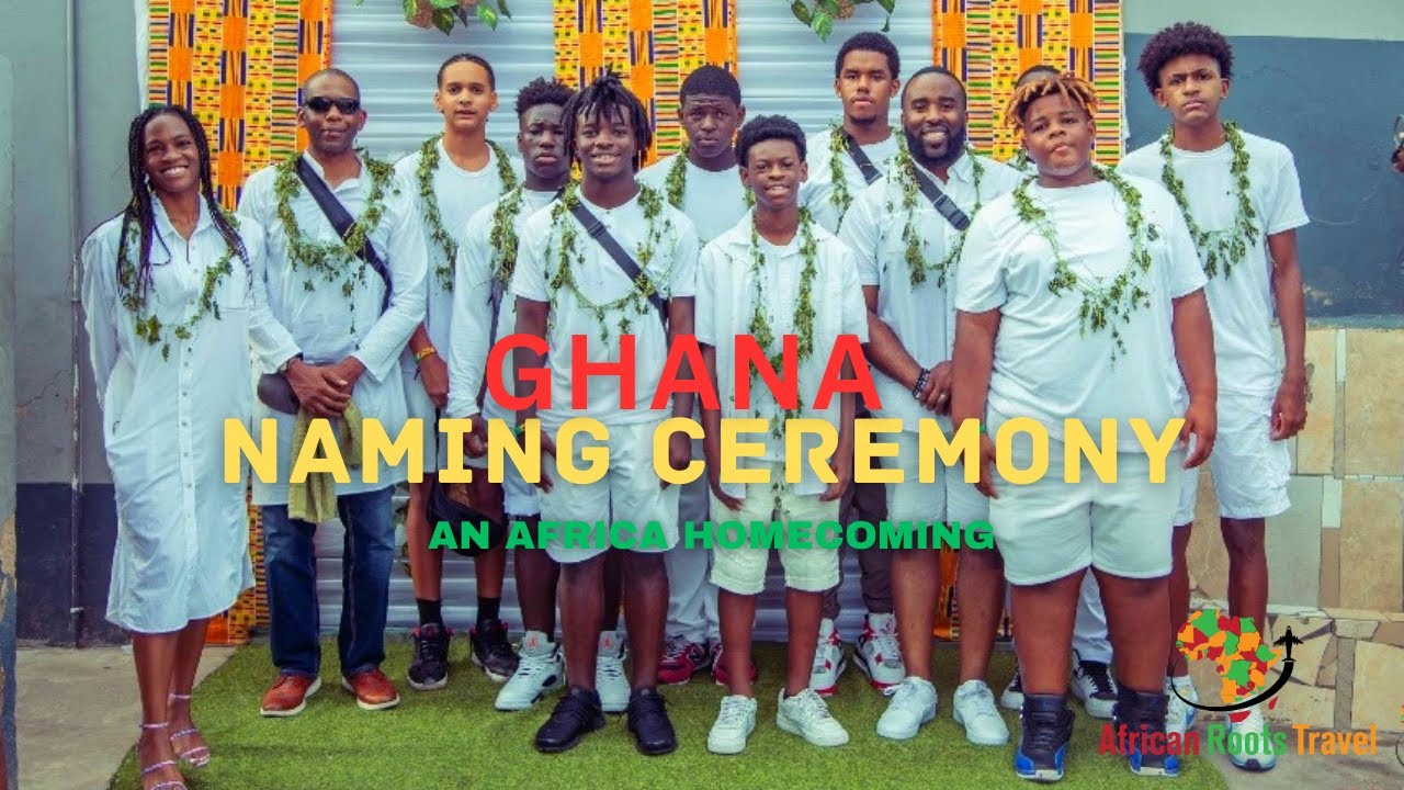 African America Male Mentor Group Join Ghana Naming Ceremony  