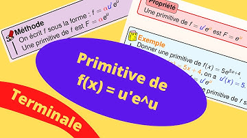 Primitive de u