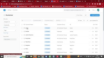 Merge duplicate customer names in ERPNext