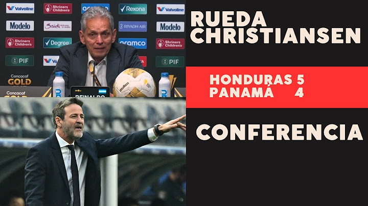 HONDURAS 5 PANAMÁ 4 RUEDA Y CHRISTIANSEN POST PARTIDO