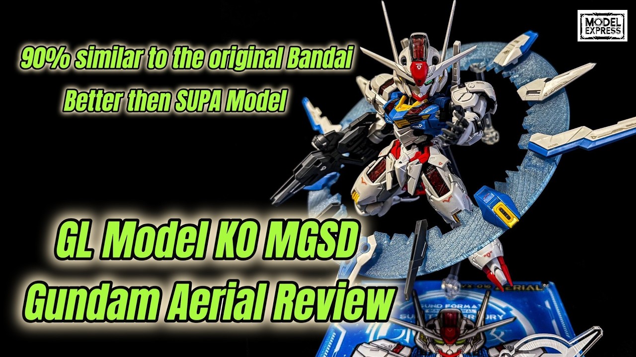 На 90% похож на оригинальную модель Bandai, лучше, чем SUPA Model. Обзор GL Model KO MGSD Gundam ...