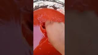 Oddly Satisfying Clay Slime Giggly Beary asmr satisfying food