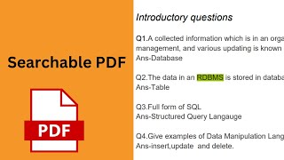 What If You Could Make Any Pdf Searchable In 5 Minutes