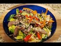 BEEF and PEPPERS SUMMER SALAD
