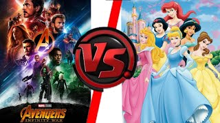 ❤️✨Avenger✨❤️ V⚡S Disney Princess ❤️✨//#team_70_yt #youtube #avengers #princess #viral