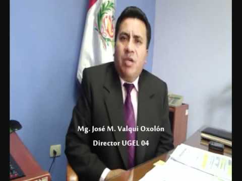 Mg. Jos Valqui Oxoln se presenta como nuevo Direct...