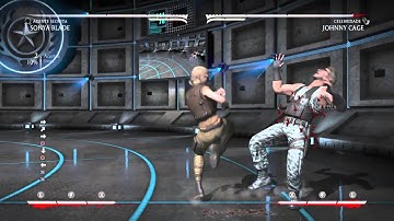 MKX Sonya Blade Spec Ops 38% Meterless & 39% 1 meter Corner Combos
