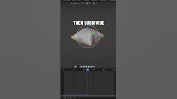 Create any pillow in Blender like this 🛌 #blender #3d #3dart