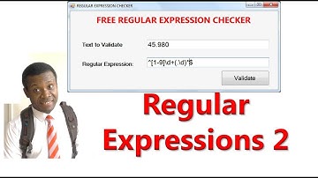 Regular Expressions Clearly Explained - Part 2