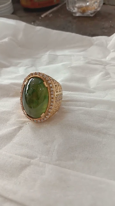 cincin batu ijo lumut sei dareh. mantap boss