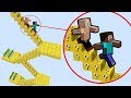 2 NOOB VS 9º PISOS DE LUCKY BLOCK CON TRAMPAS - MINECRAFT TROLL