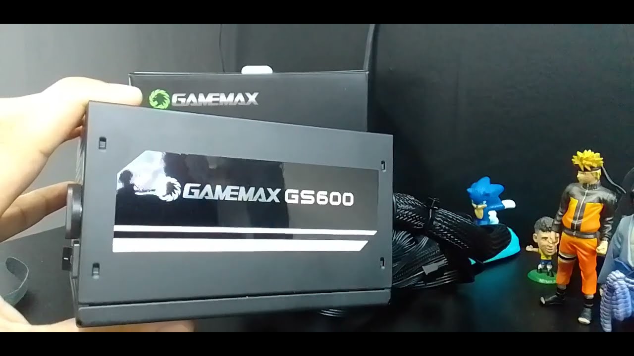 Fonte Gamemax GS600, 80 Plus