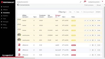 How to approve a commission? - 2Performant Tutorial
