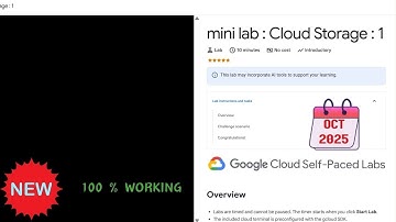 mini lab : Cloud Storage : 1 || OCT 2025 || #qwiklabs #qwiklabsarcade2025