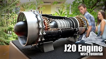 Building WS15 Turbofan Engine Kit :  J-20 Fighter Jet Engine Model