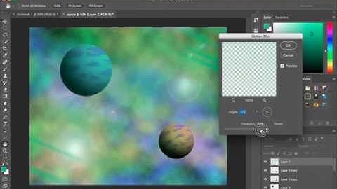 Adobe Photoshop CC Space Scene Part 2