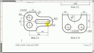 Tự học autocad-lesson 3: AutoCAD 2d basic-bt2 9