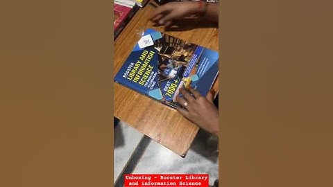 Unboxing - Booster Library and information Science Book #BEST_LIBRARY_SCIENCE_BOOK