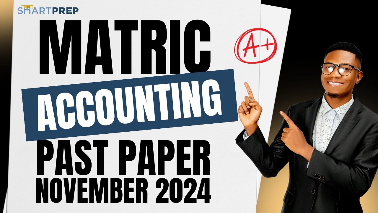 Grade 12 Accounting | Paper 1 | November 2024 | Question 3 ...