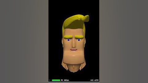 iPhone X SceneKit / ARKit simple Jaw Rigging test