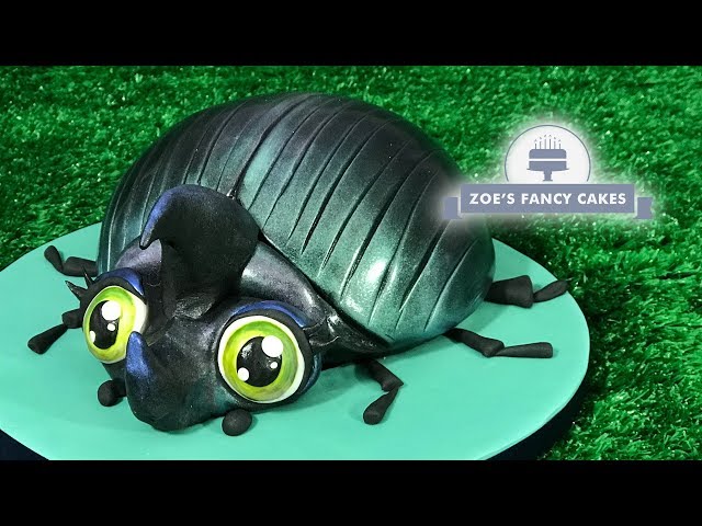 Beetle cake tutorial bug birthday cakes!