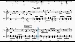 Nastyona   My September  Violin Sheet 