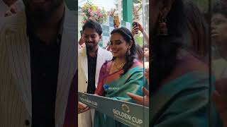തിരുവനന്തപുരത്തെ ഗോൾഡൻ കപ്പിന്റെ പുതിയ ഷോറൂം ഉത്ഘാടനം ചെയ്യുന്ന അമ്മ പ്രസിഡന്റ്‌ ശ്വേത മേനോൻ ❤️🥰 |…