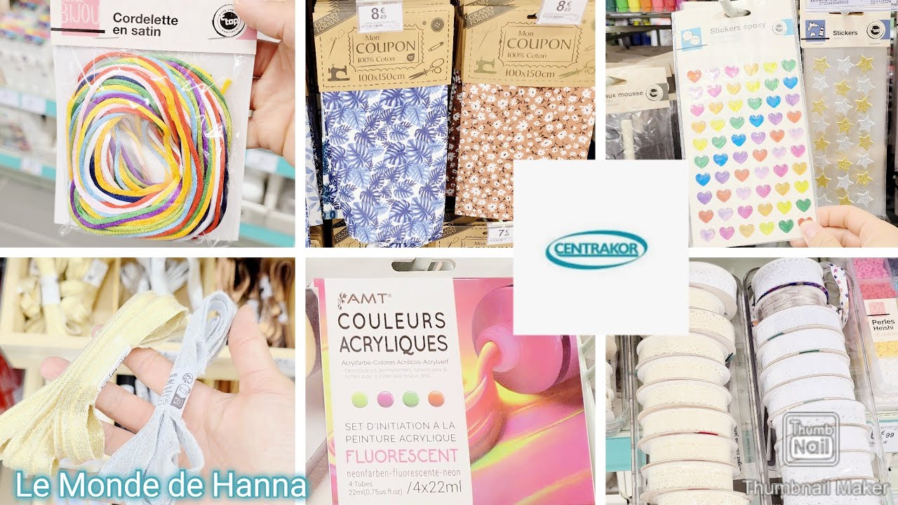 CENTRAKOR ARRIVAGE 22-06 LOISIRS CRÉATIFS