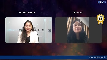 CSIR NET 2023 Topper Interview with Shivani Soni | AIR 82 | IFAS Publications