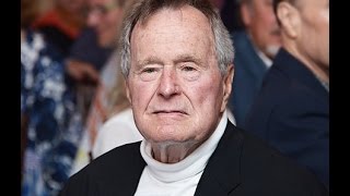 Former President George H.W. Bush Hospitalized for Shortness of Breath