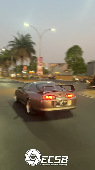 2JZ POWER EXPLOSION! (Toyota Supra A80 Indonesia) #exoticcarsbandung #shorts