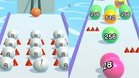 BallRun 2048 Gameplay Level 64 - 67 ( Android IOS GamePlays )