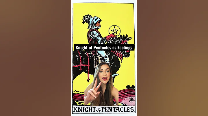 Tarot Cards as Feelings: Knight of Pentacles #shorts #tarotcardmeaning #howdotheyfeel