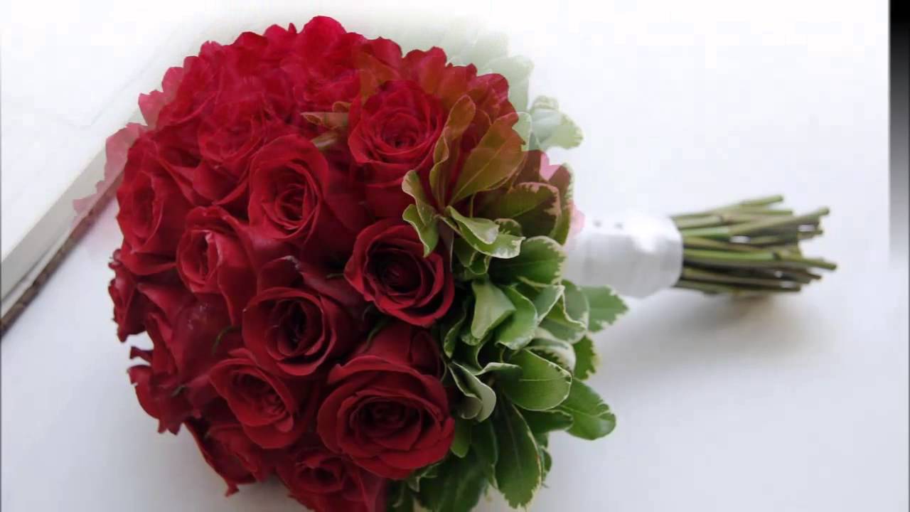 Ramos de novia rosas rojas - YouTube