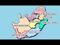 South Africa Provinces Rap The Map To Learn The Provinces Capitals Of SA 