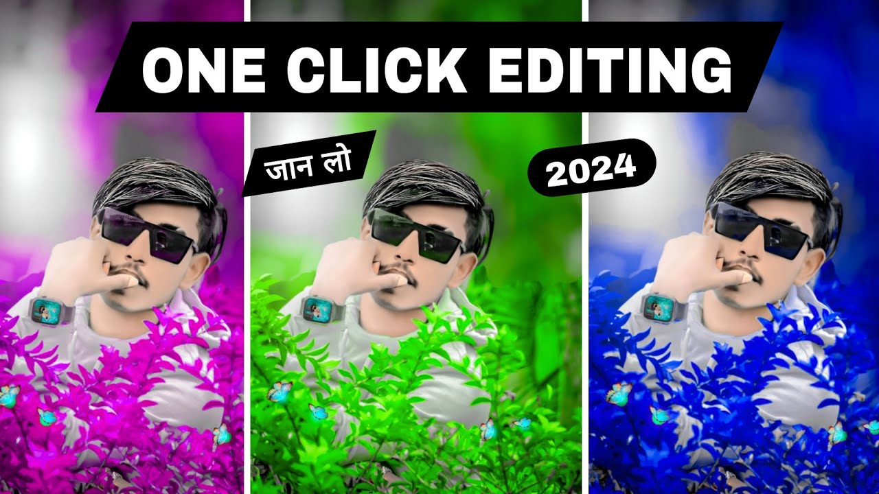 New 2024 || 1 Click Photo Editing || One Click Me Photo Editing Kaise ...