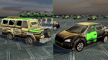 GLA Battle Bus + Japan Yuriko VS Bomb Car - RA 3 Arena Ep.43