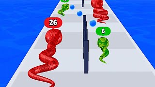 🐍SNAKE RUN RACE - Color Math Games (New Update! All Snakes) 🐍