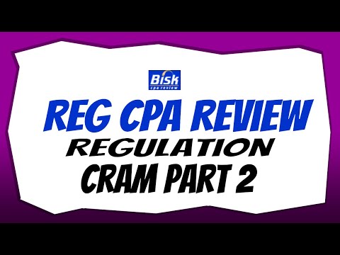 Bisk CPA Review (Full Course) | REG CPA Review | REG CPA Exam Review