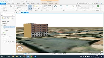 إنشاء مشهد ثلاثي الأبعاد للمباني في Arcgis pro
