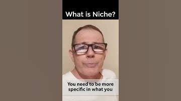 What is Niche? 👔 #shorts