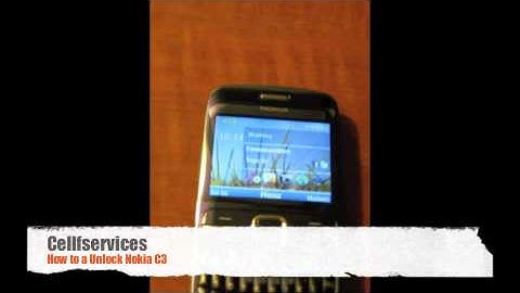 How to Unlock Nokia C3 - Rogers, Fido, Chat-R, Vodafone, Orange, T-mobile