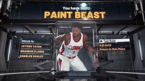 OP Speed Boosting Paint Beast Build Tutorial|NBA2K20